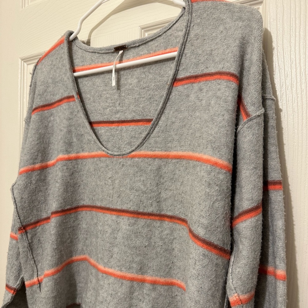 Grey Free People sweater